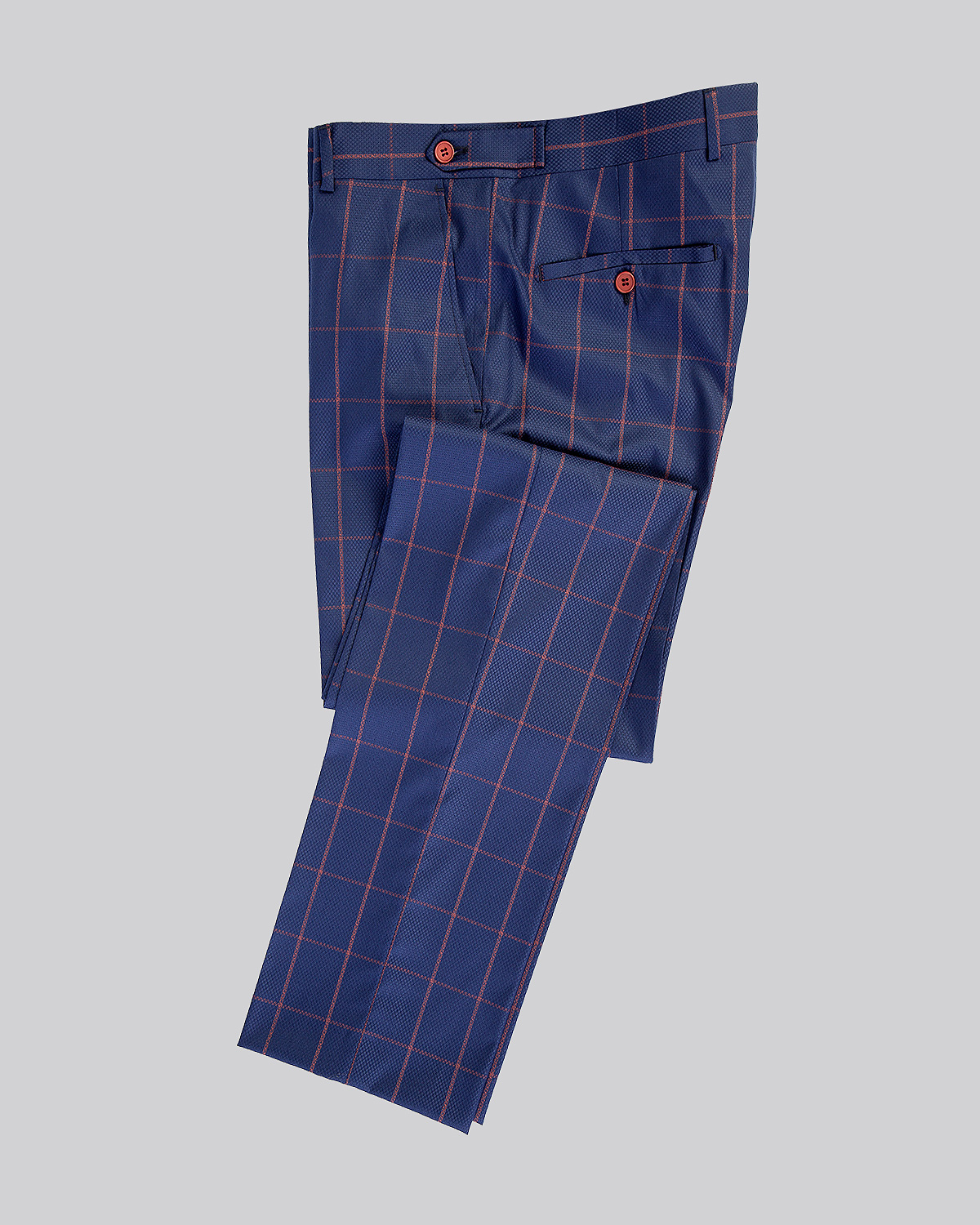 Blue Plaid Suit - Image 3