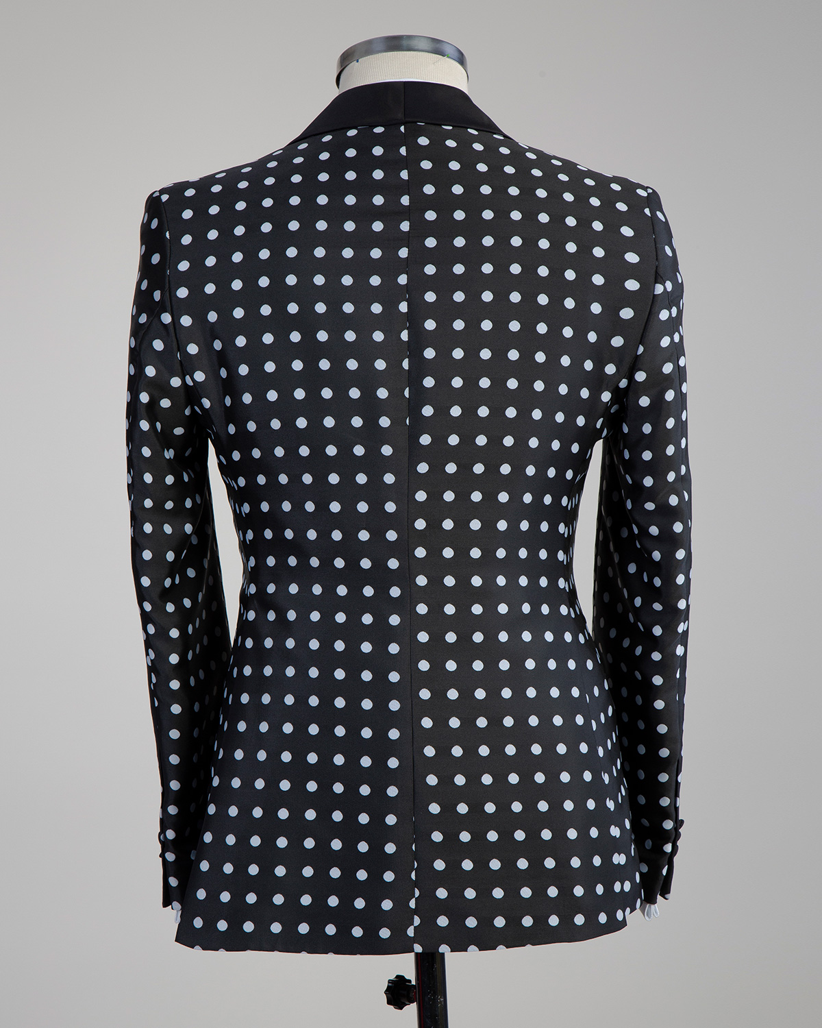 Tuxedo black white spots with Vest - Image 4