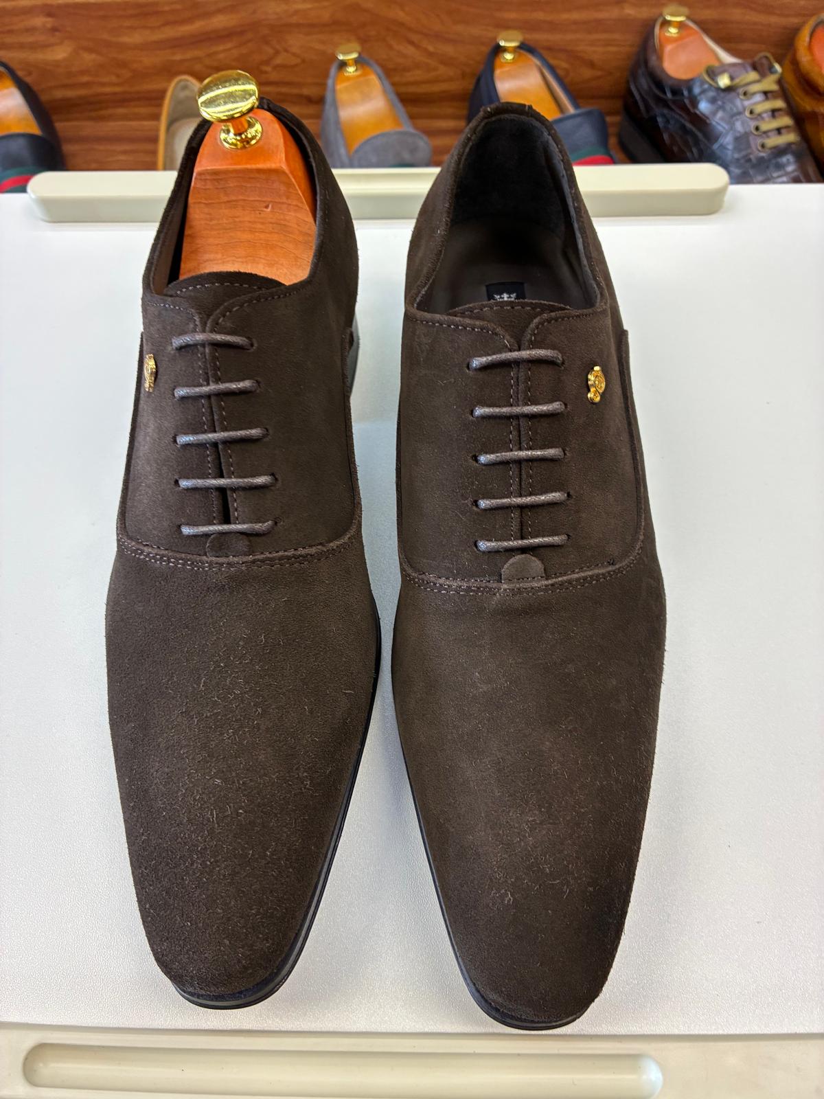 The Heritage Crest Suede Oxford