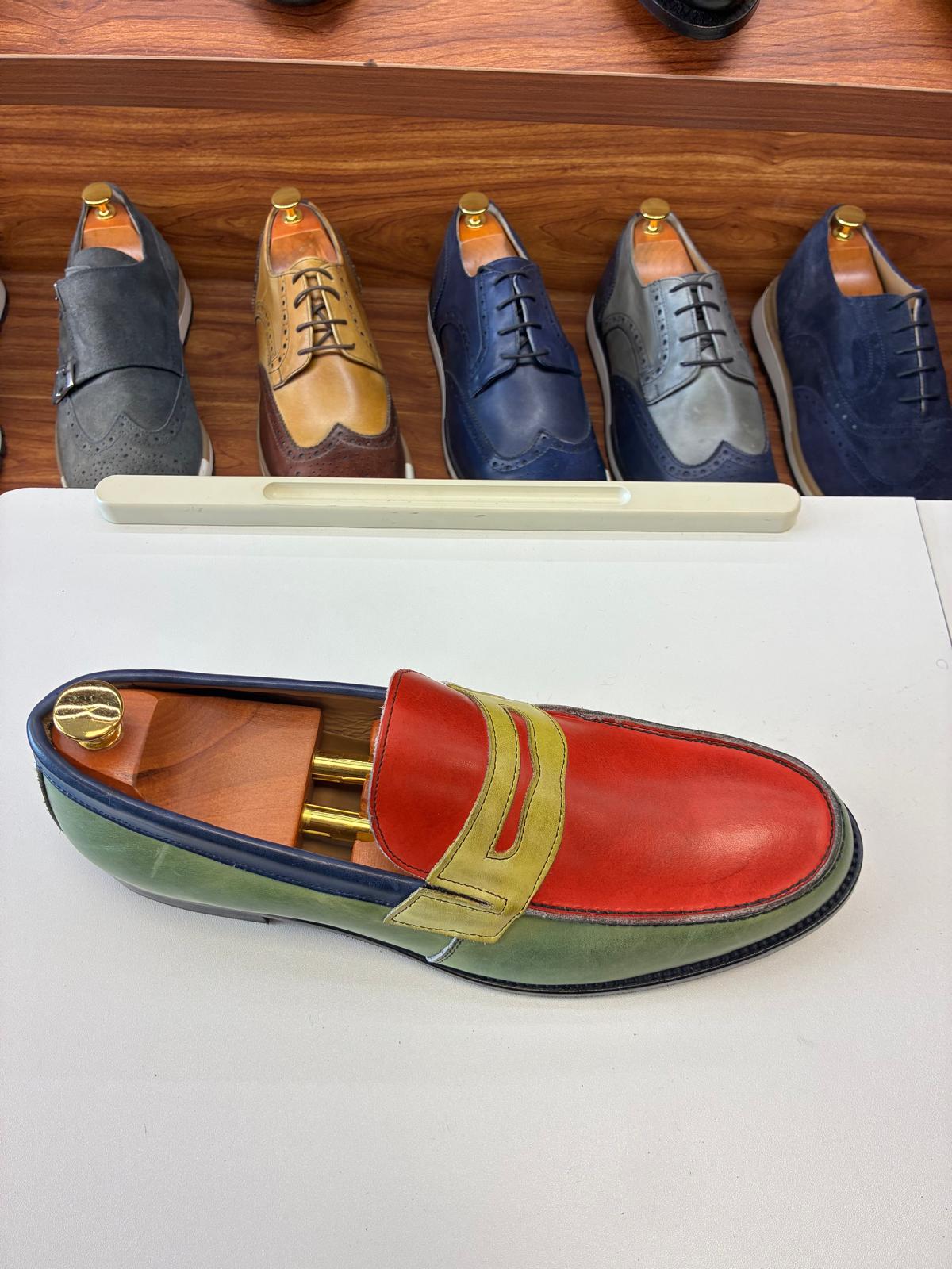 The Artisan Tricolor Penny Loafer - Image 4