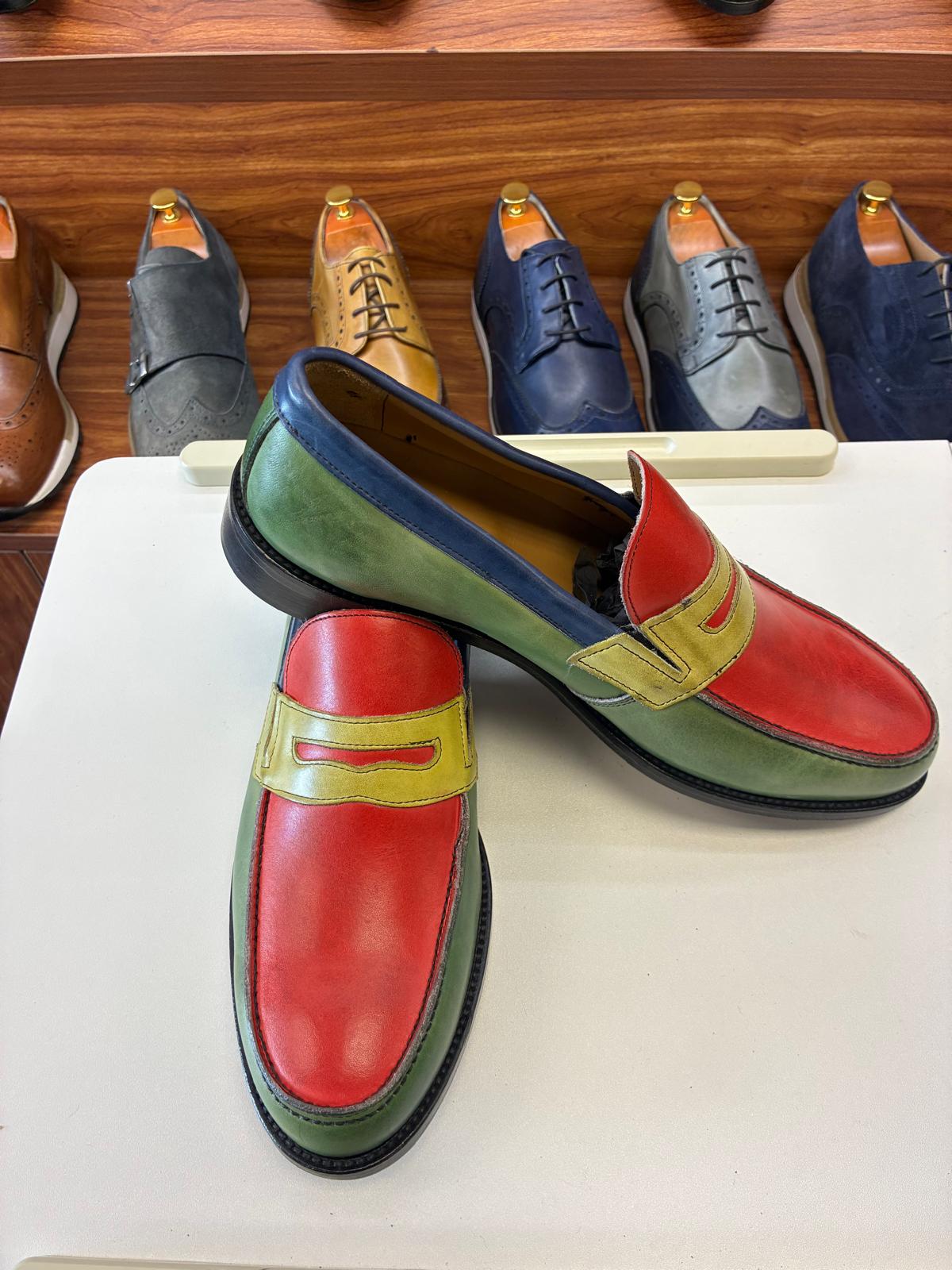 The Artisan Tricolor Penny Loafer - Image 3