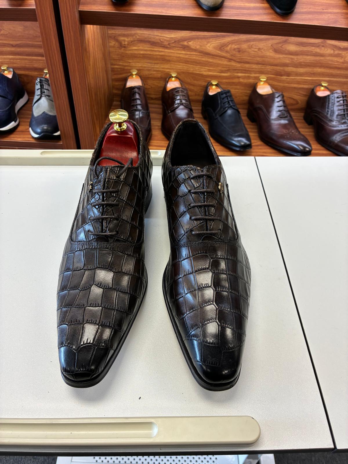 Imperial Croc Oxford