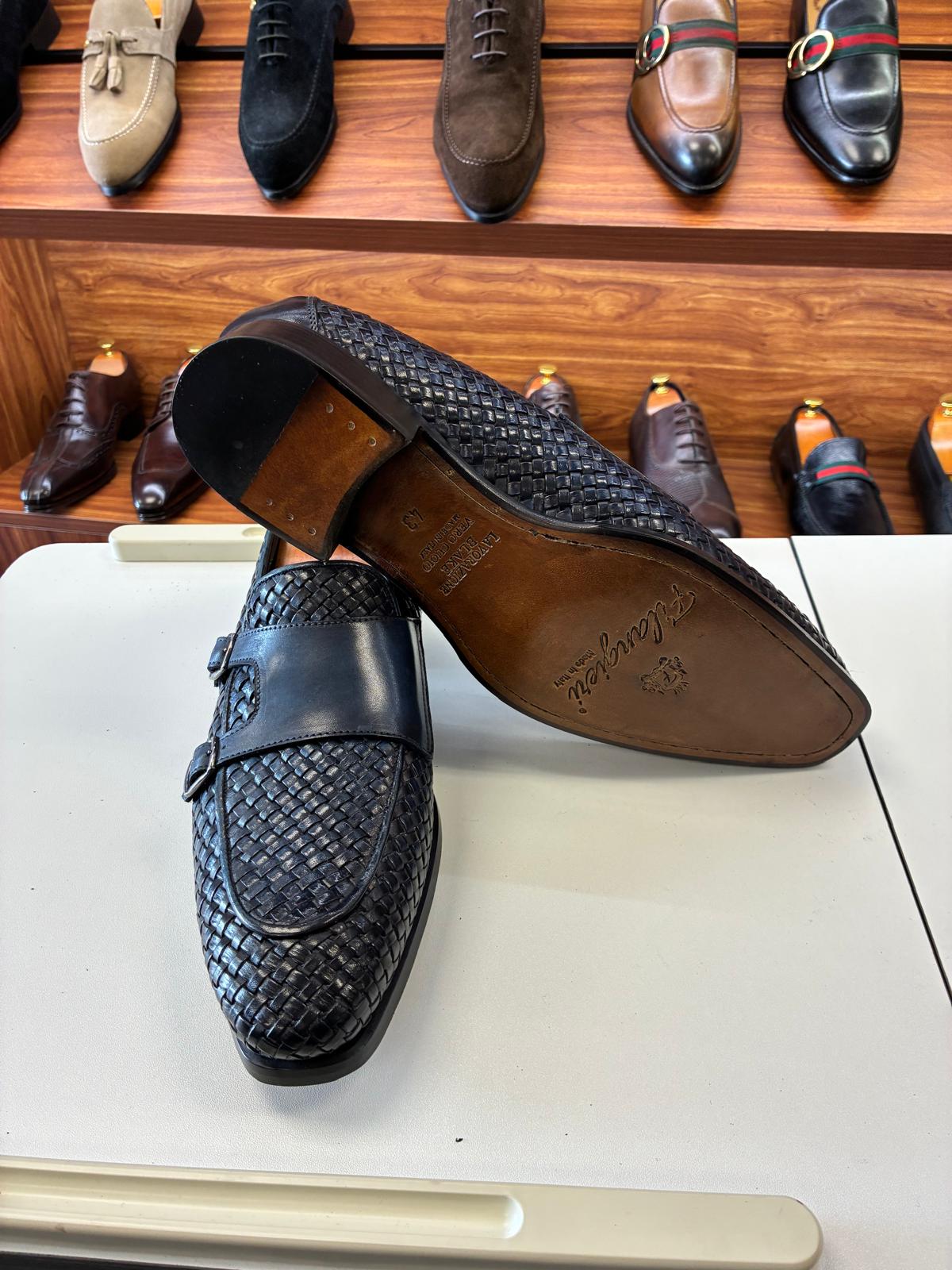 Midnight Weave Monk Loafer - Image 3