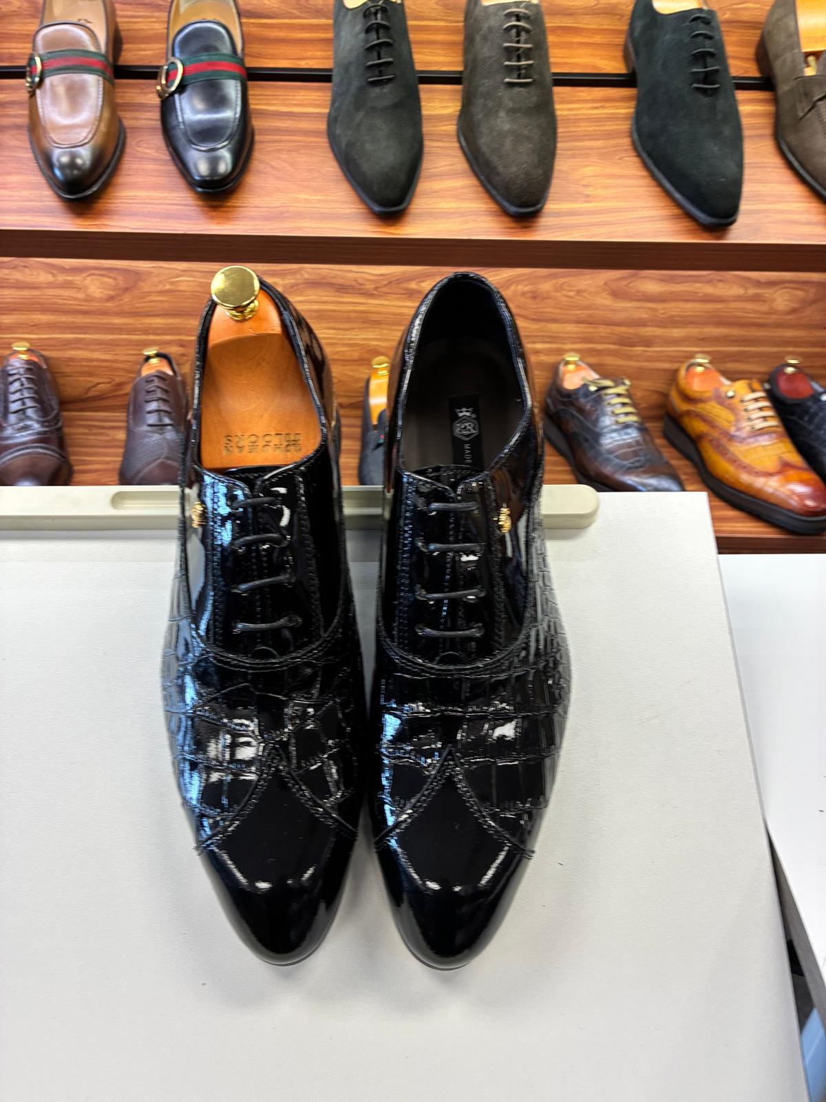 Onyx Prime Patent Oxfords