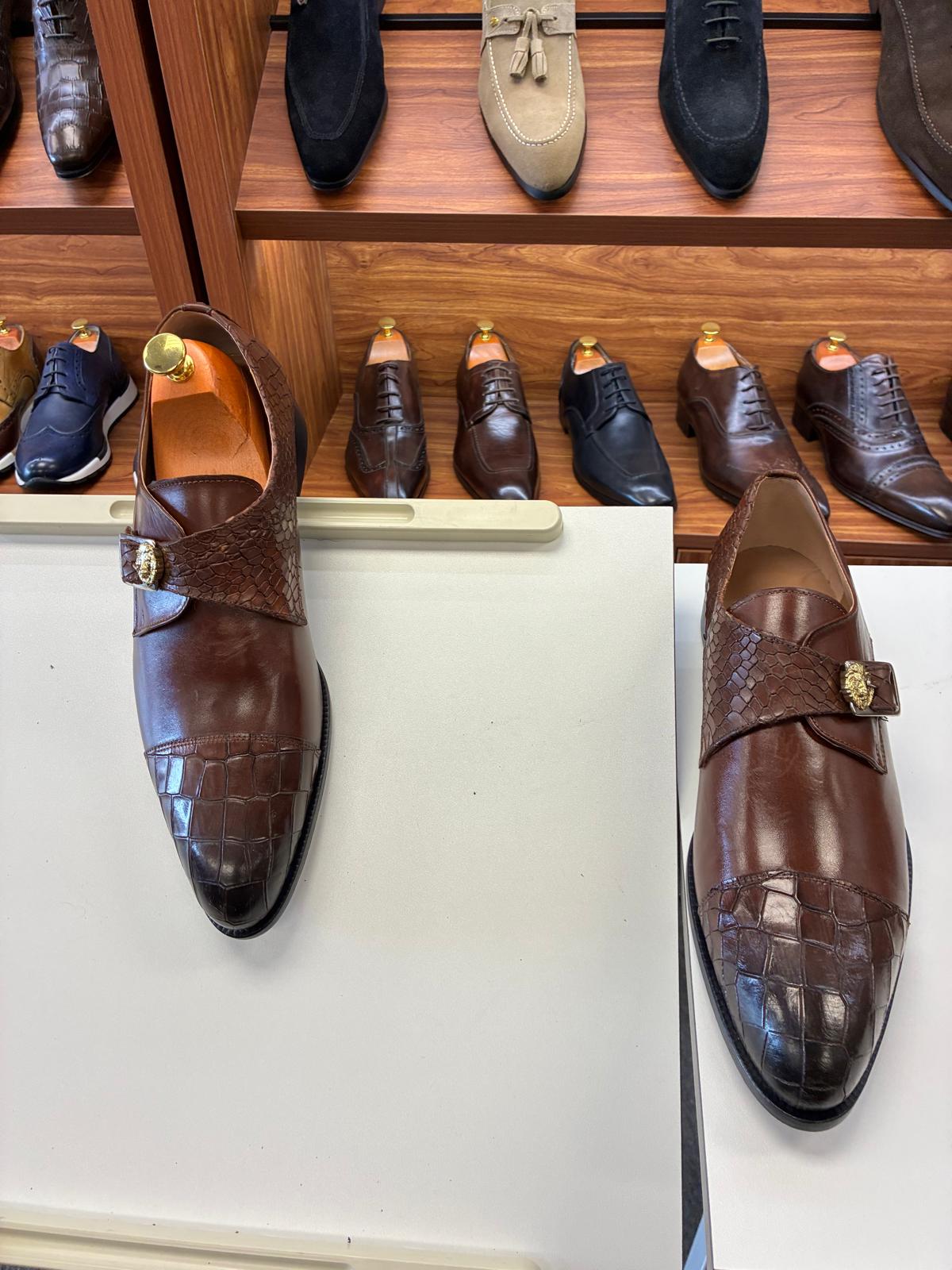 Regal Croc Monk Strap - Image 4