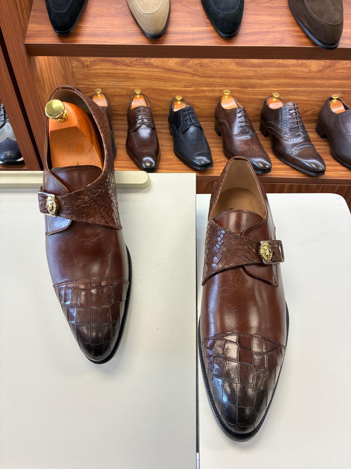 Regal Croc Monk Strap - Image 3